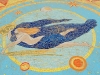 Mosaico sulla spiaggia di Cattolica: particolare